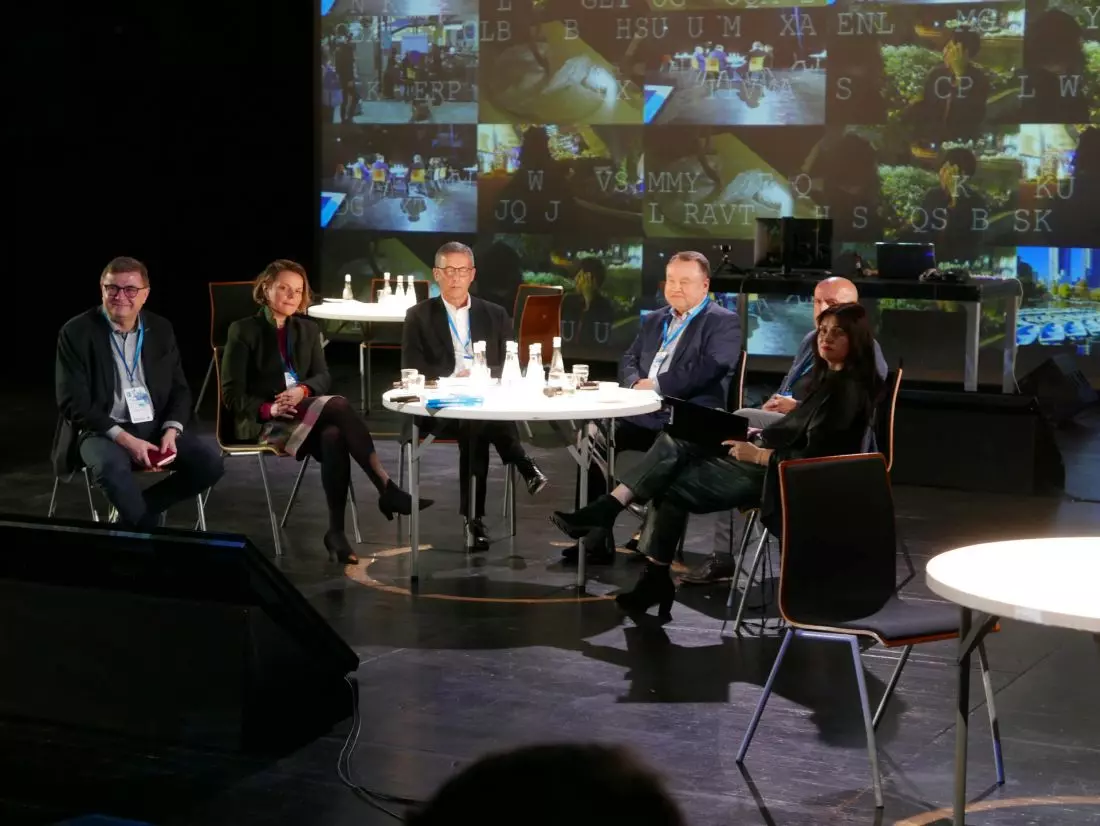 od lewej: Rafał Matyja, Paulina Wilk, Tomasz Janowski, Andrzej Kulig, Krzysztof Görlich, Małgorzata Tomczak