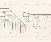Projekt hotelu Monte D’Oiro, rzut parteru
