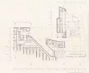 Projekt hotelu Monte D’Oiro, rzut poziomu 2