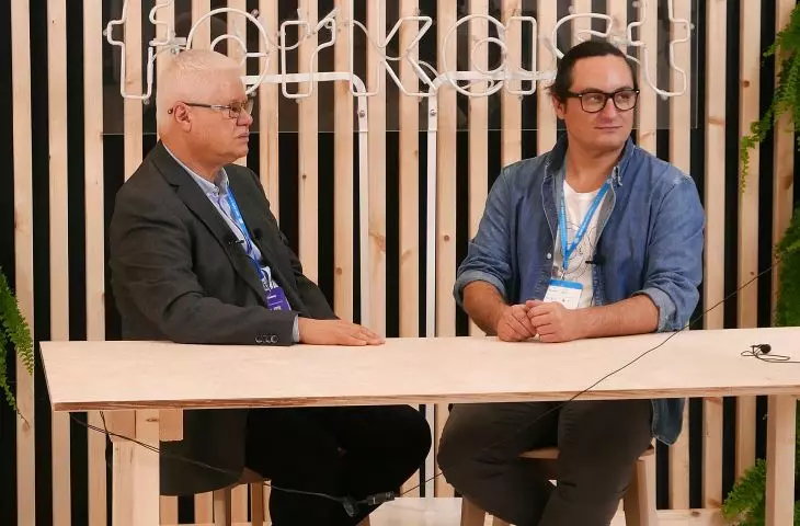 left: Professor Jerzy Hausner