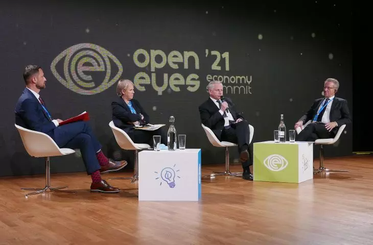 from left: Robert Piaskowski, Minou Esquenet, Jerzy Muzyk, Ernst Woller