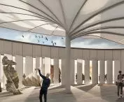 Experimental Exhibition Center in Gdansk, atrium interior