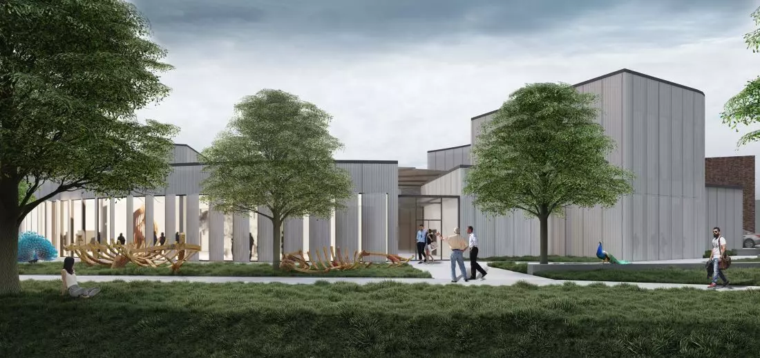 ksperymentalne Centrum
Wystawiennicze w Gdańsku, strona północno-wschodnia