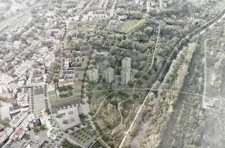 project to develop the center of Mysłowice