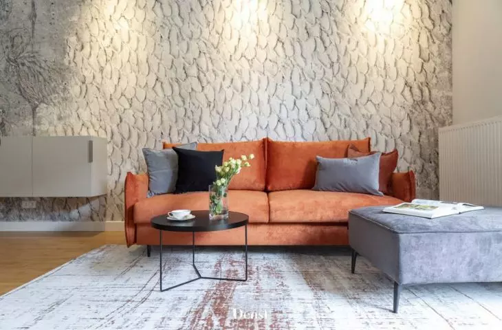 Mieszkanie w Forcie Bema Warszawa - salon