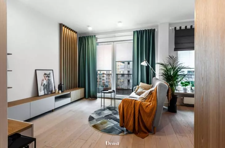 Mieszkanie na Bielanach Warszawa - salon