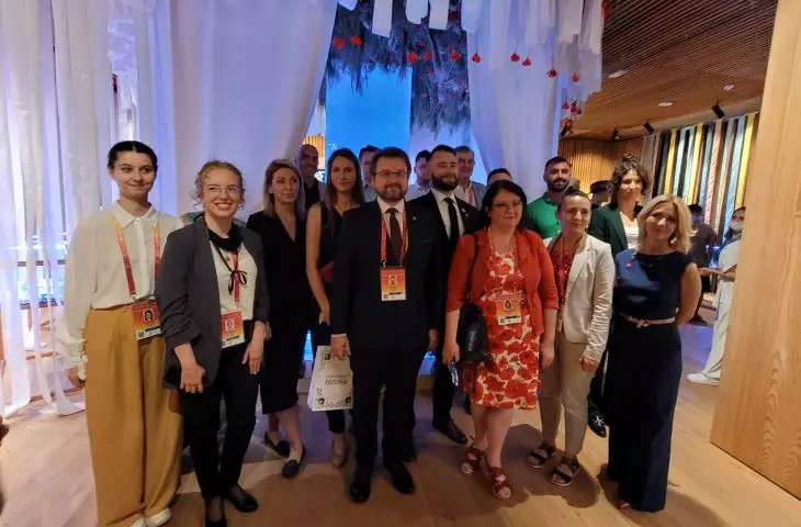 Delegacja województwa łódzkiego w Dubaju.