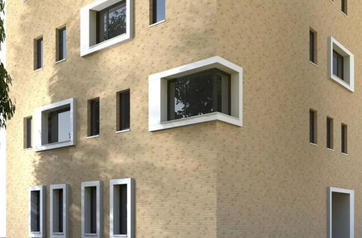 A clinker façade in a new look: StoBrick