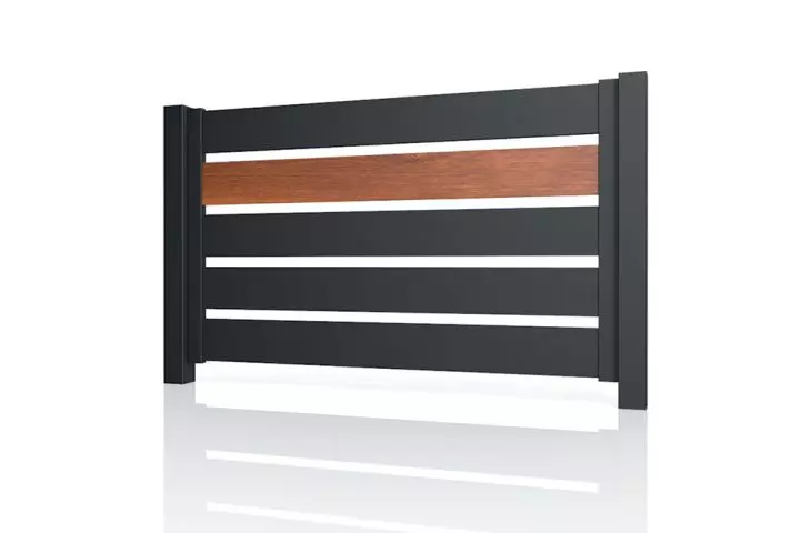 Aluminum fence span, Simple model