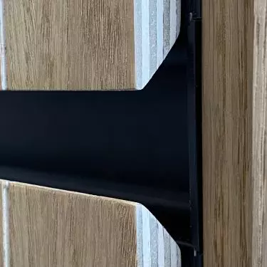 Front veneered on plywood