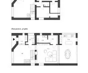 first floor plan before renovation and after renovation