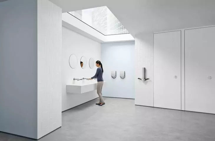 Safely get back to work without worrying about aerosolization with innovative Dyson Airblade technology