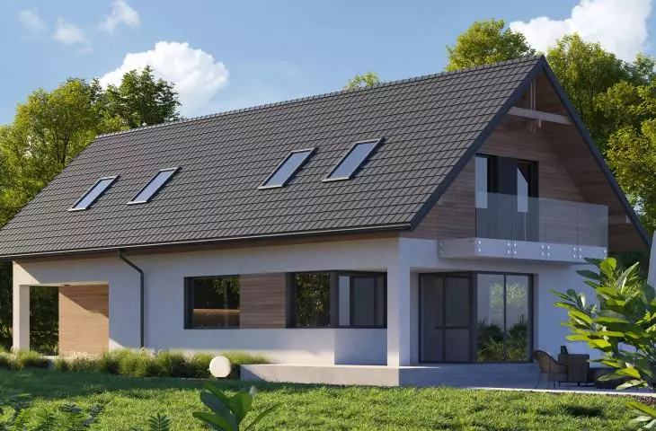 Blachodachówka modułowa Como – najbardziej płaska z dostępnych na rynku blachodachówek 