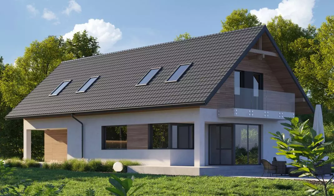 Blachodachówka modułowa Como – najbardziej płaska z dostępnych na rynku blachodachówek 