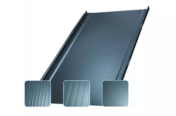 Iron Click – panel dachowy klasy Premium w czterech wariantach  (gładki, mikrofala niska i wysoka oraz trapez)