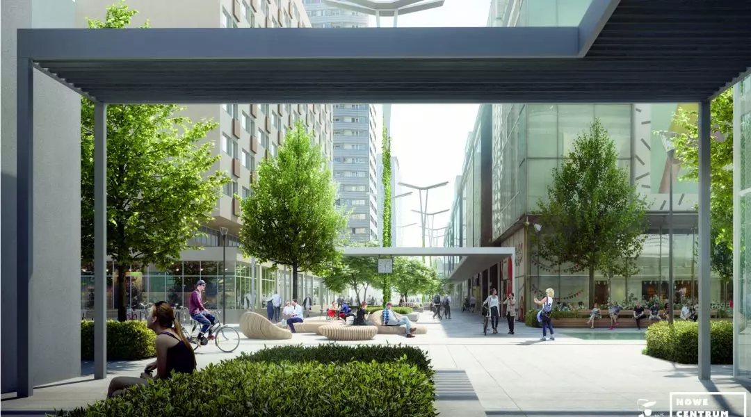 I Nagroda, proj.: RS Architektura Krajobrazu; Pasaż Wiecha