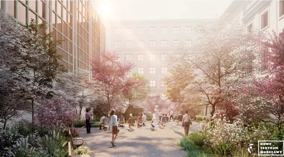 II Nagroda, proj.: JAZ+ARCHITEKCI; plac Młynarskiego