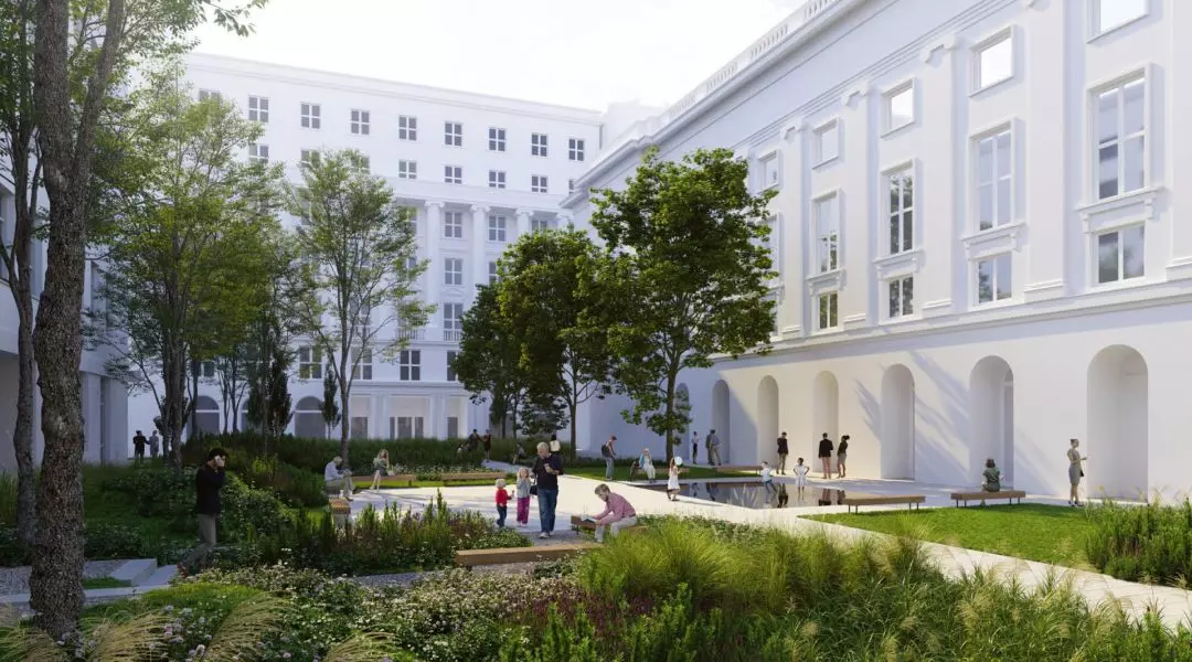 III Nagroda (ex aequo), proj.: JUVENES - PROJEKT; plac Młynarskiego