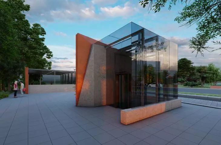 Visualization of the pavilion