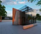 Visualization of the pavilion