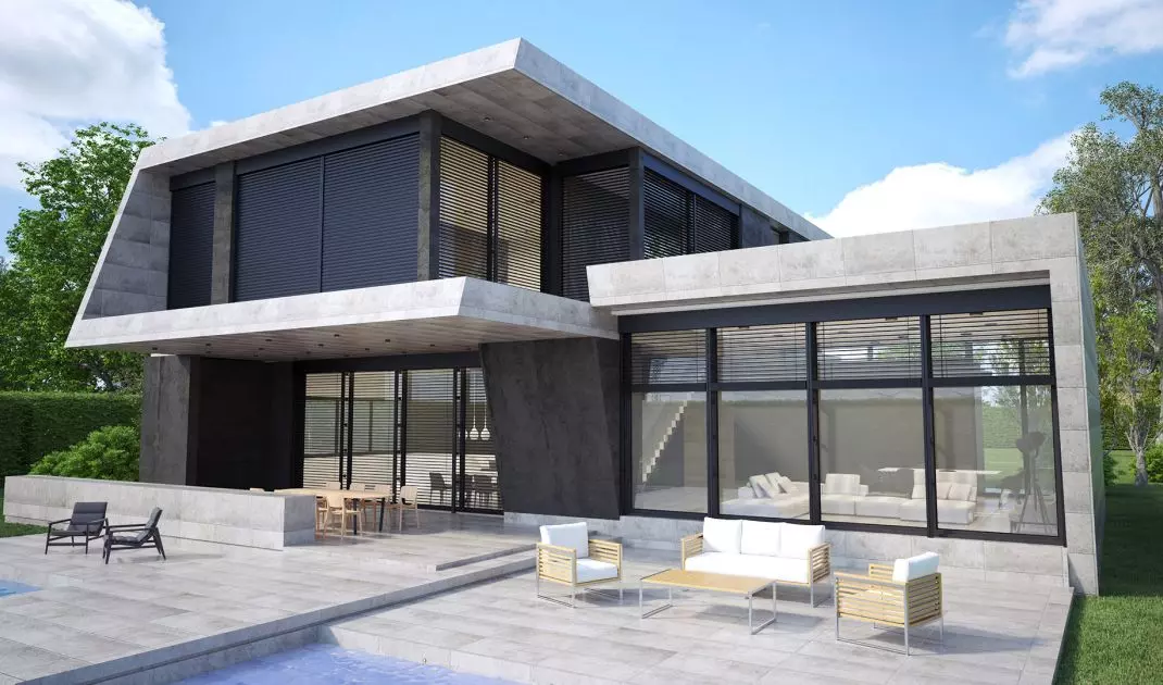 SkyFlow SZF/S facade blinds