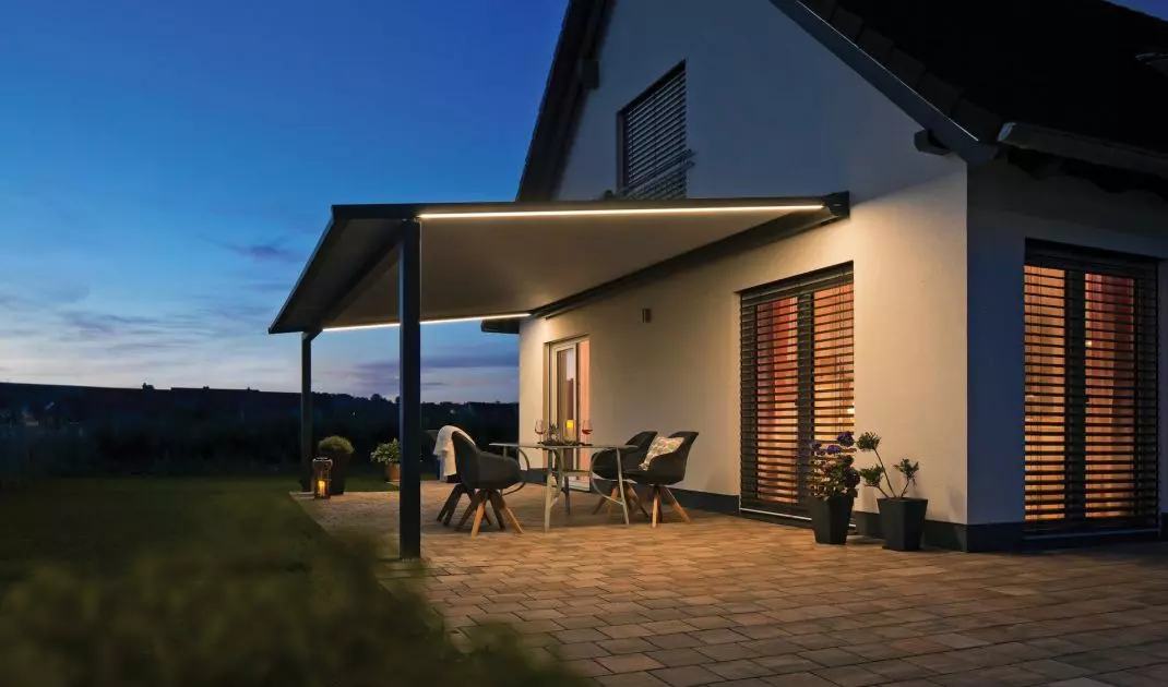 Pergola materiałowa Warema Perrea P60