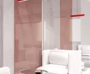 Jasne kolory na parterze restauracji