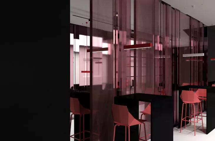 Bar z wydzieloną przestrzenią
