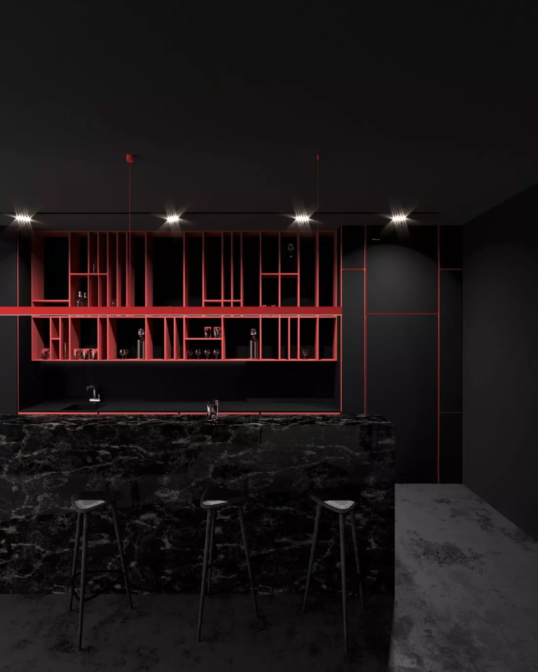 Czerwony bar