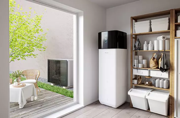  Jednostka wewnętrzna oraz jednostka zewnętrzna powietrznej pompy ciepła Daikin Altherma 3 H HT