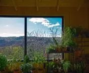 The Black Pearl in Lanckorona, view from the living room