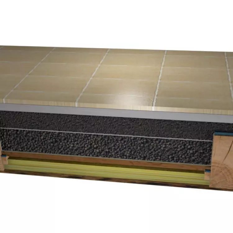 Sound insulation of the ceiling