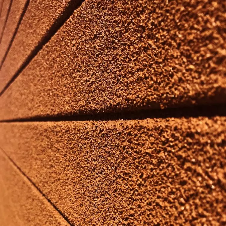 Spray cork insulation