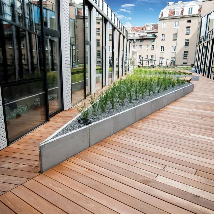 Bangkirai - wooden terrace