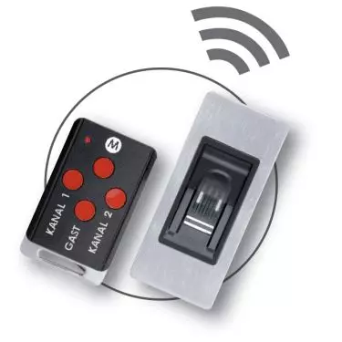 Radio finger scanner