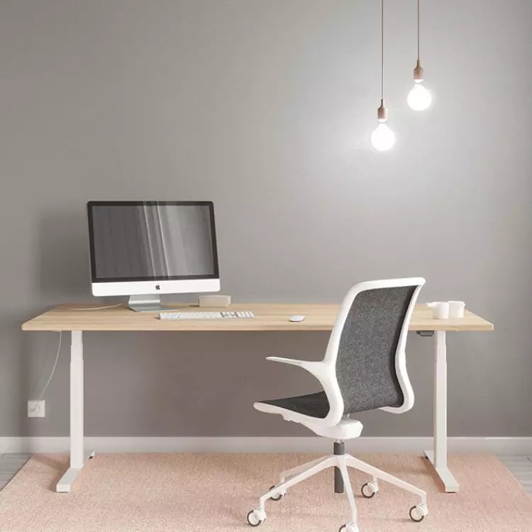 Ovidio chair, TB HR adjustable desk