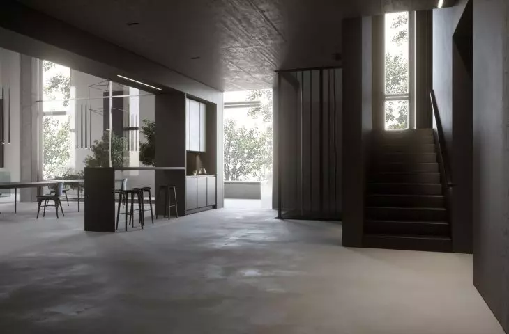 Ważnym elementem jest beton architektoniczny