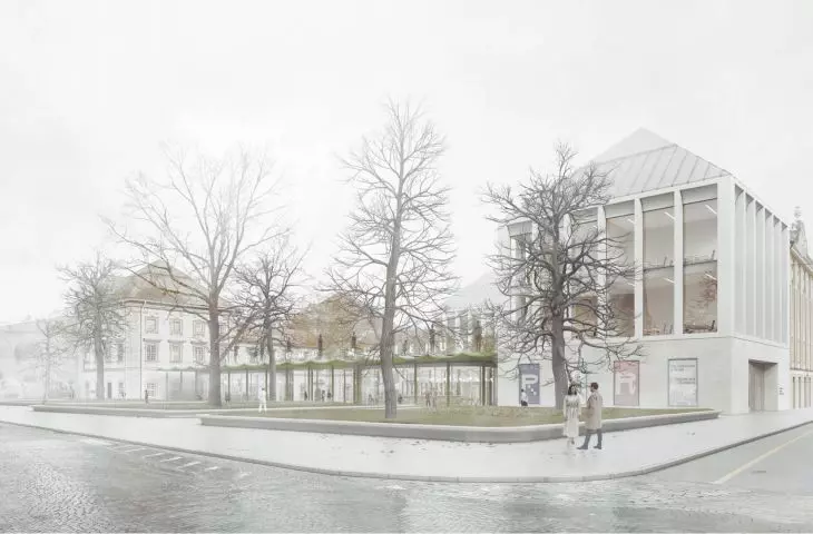 Projekt Pałacu Radziwiłłów — wizualizacja