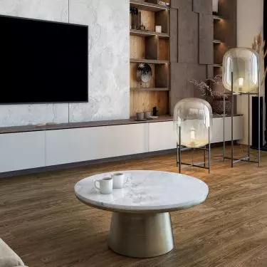 Dark floors visually make interiors smaller
