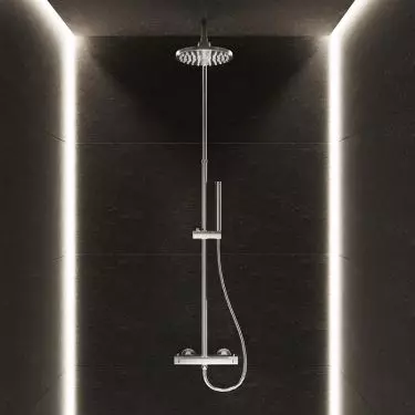 Shower set with thermostatic mixer PAN-51, PAN-52