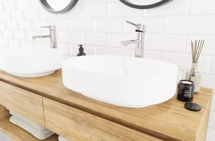 Washbasin mixer for washbasin top ELBA EL-076.CH