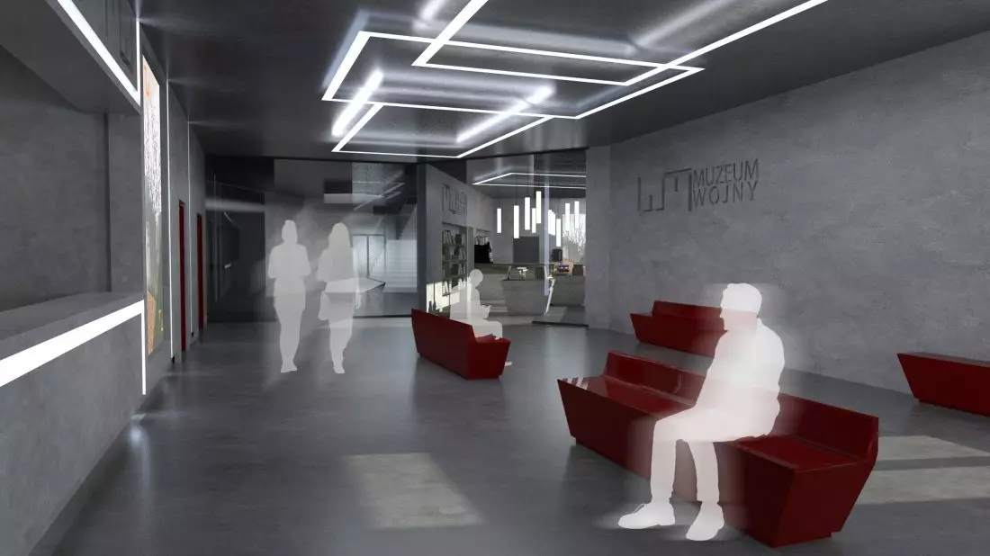 Muzeum I Wojny,
lobby
