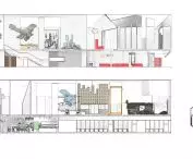 World War I Museum project, cross sections