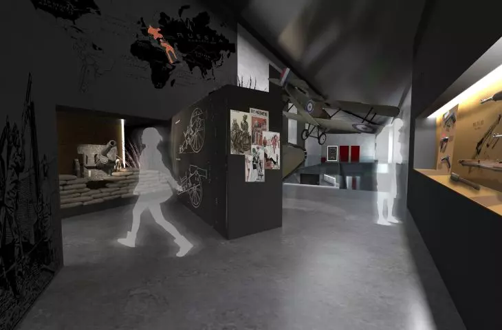 World War I museum project, exhibition