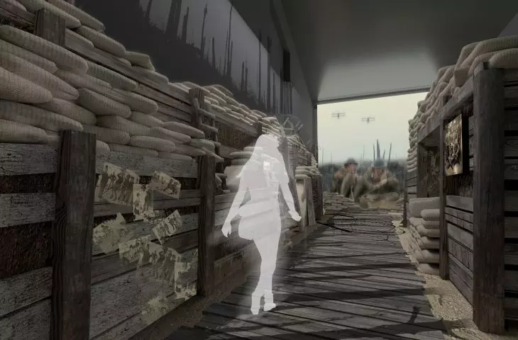Projekt Muzeum I Wojny Światowej, okopy