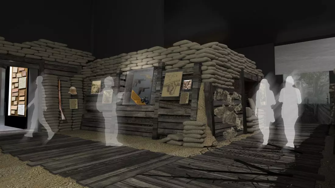 Projekt Muzeum
I Wojny Światowej, wizualizacja