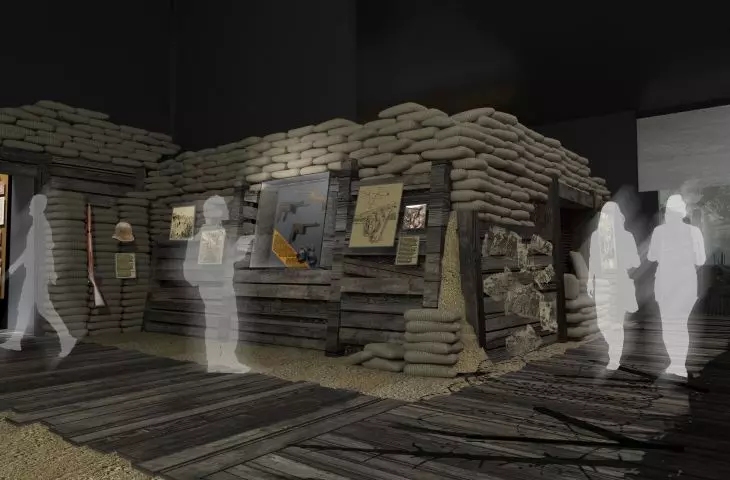 Projekt Muzeum I Wojny Światowej, okopy