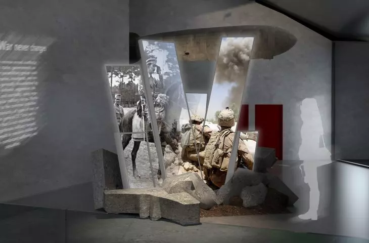 World War I Museum project, floor