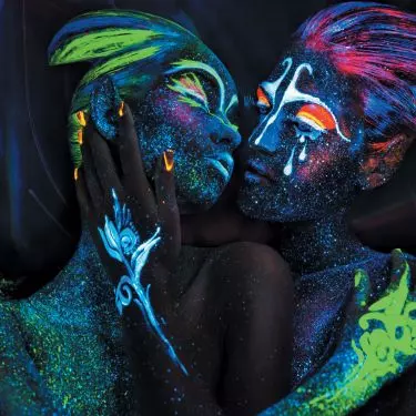 UV luminescent paints