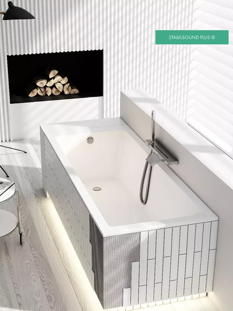 Bath Milos Set, Stabilsound Plus, Schedline Collection